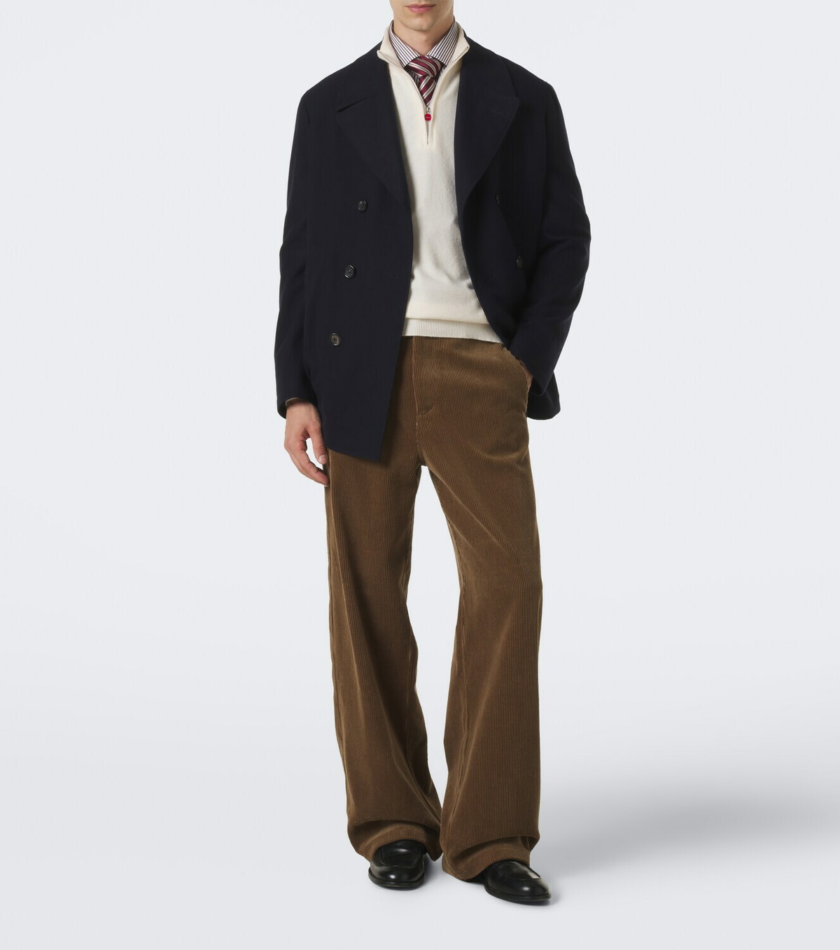 Kiton Cashmere half-zip sweater