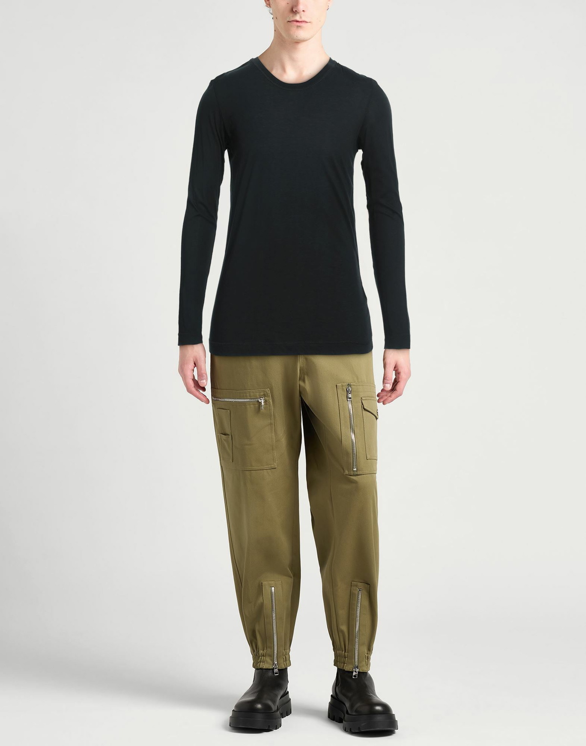 Balmain Mens T-shirt in Black