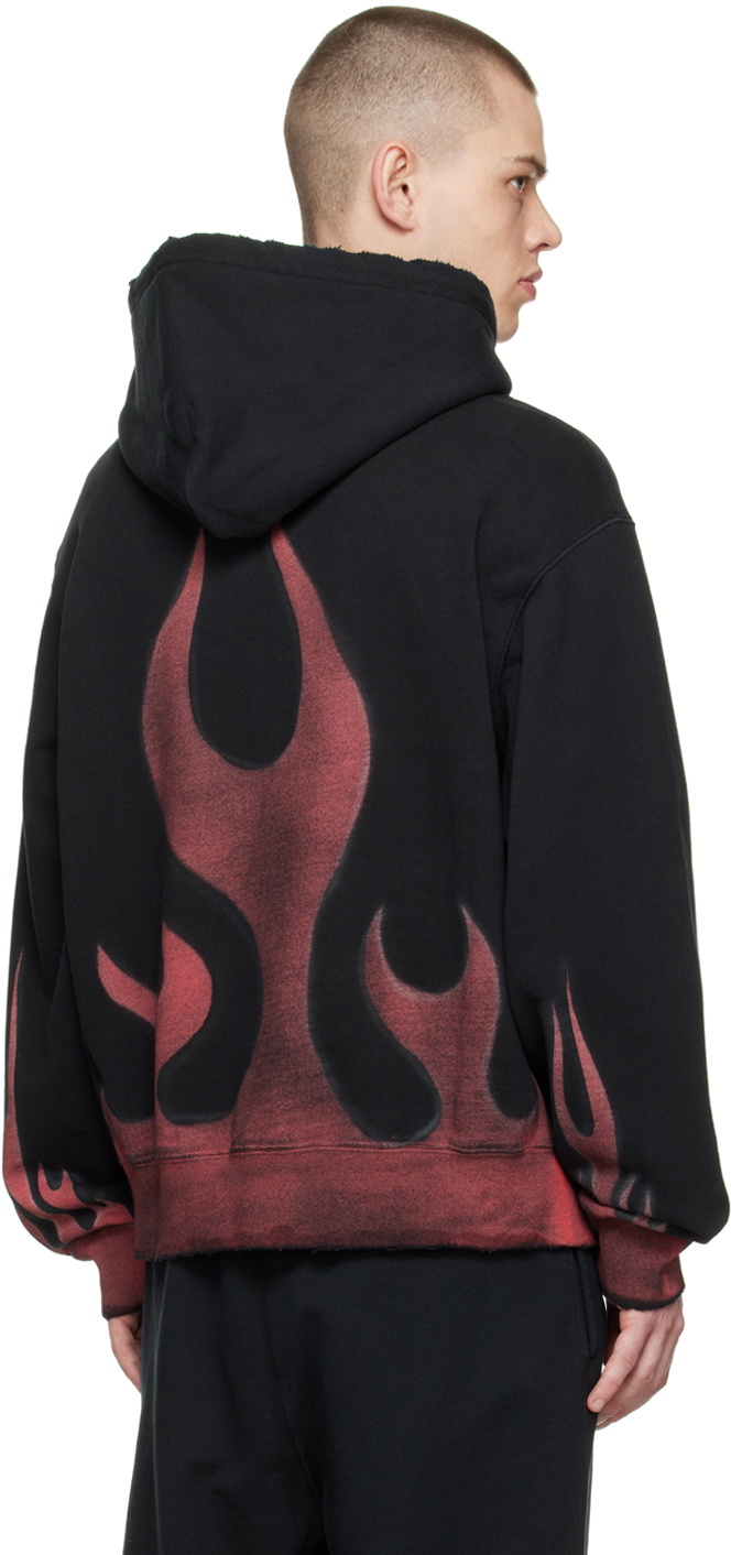 HERON PRESTON Law Flames パーカー Heron Preston Black 'Law Flames' Hoodie Heron Preston