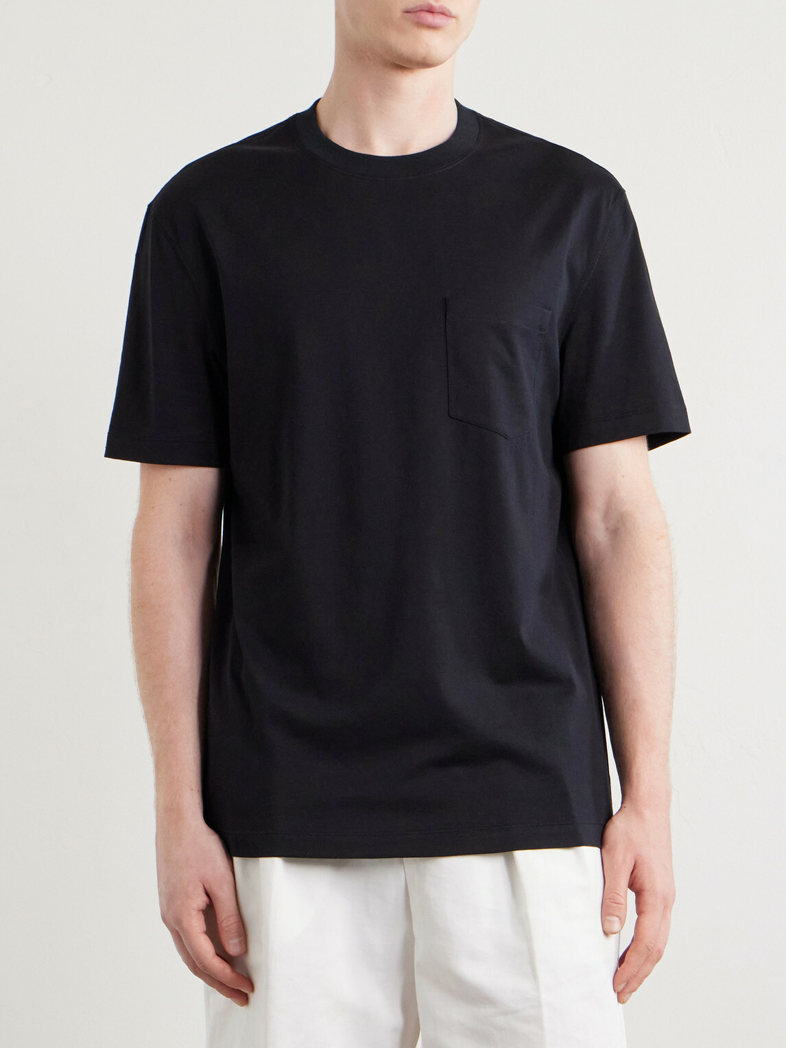 Brunello Cucinelli - Slim-Fit Cotton-Jersey T-Shirt - Black