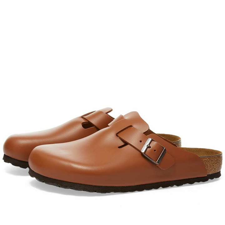Photo: Birkenstock Boston in Ginger Brown Smooth Leather
