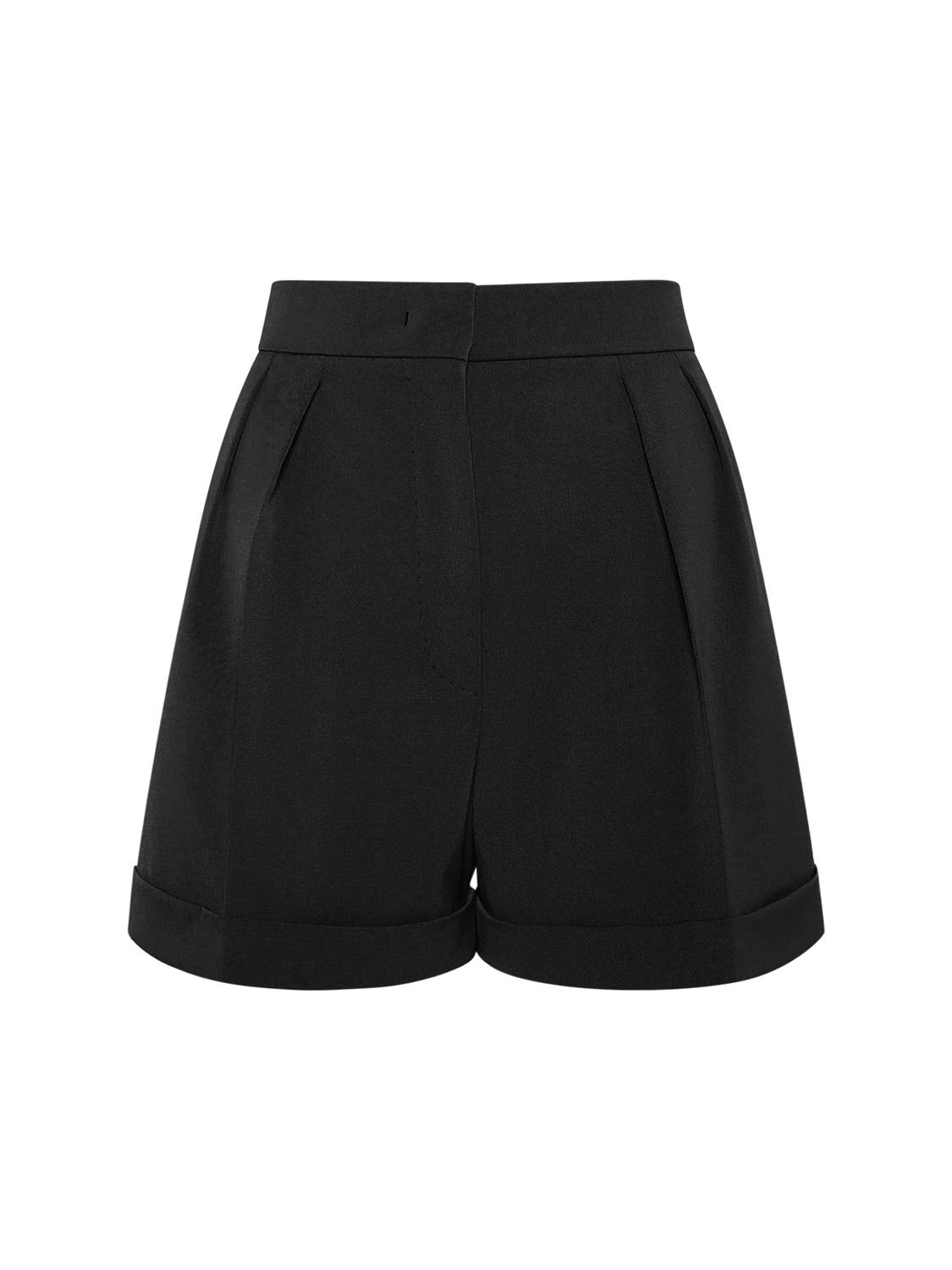 MAX MARA Bormida Stretch Wool Gabardine Shorts Max Mara