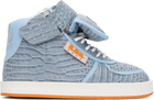 PDF Blue Stella High Croc Sneakers