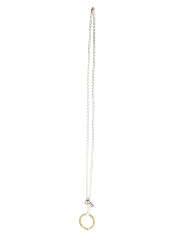 Photo: Bottega Veneta Intreccio Lanyard Keyring