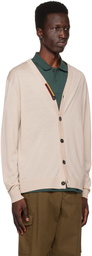 Paul Smith Brown Artist Stripe Cardigan