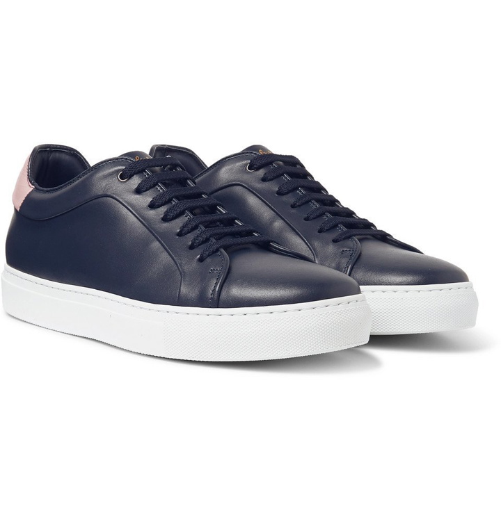 Photo: Paul Smith - Basso Leather Sneakers - Navy