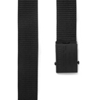 Maison Margiela - 3cm Black Webbing Belt - Men - Black