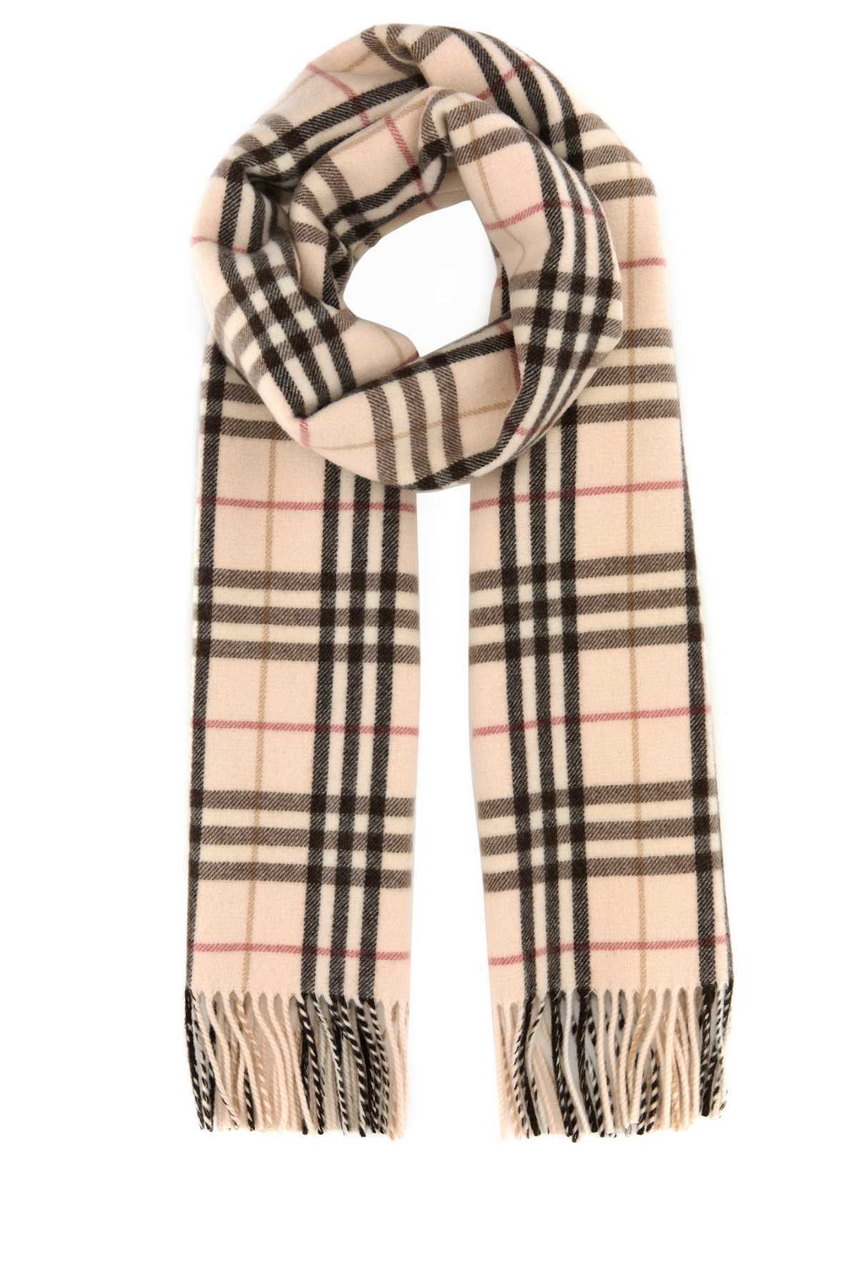 Burberry Women Embroidered Wool Scarf