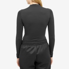 Daily Paper Women's Long Sleeve Esosa T-Shirt in Black