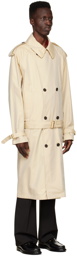 Dunhill Beige Compendium Trench Coat