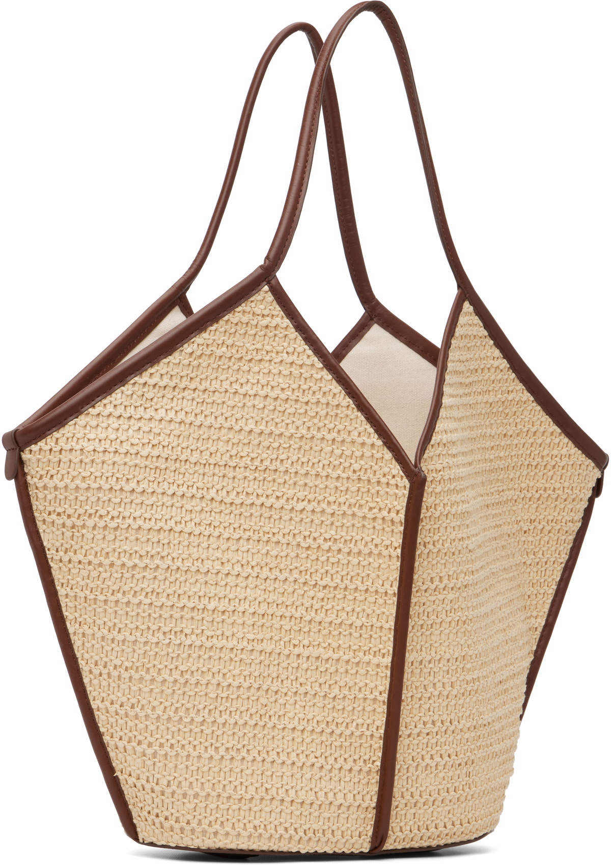 HEREU Beige Calella Raffia Tote