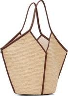 HEREU Beige Calella Raffia Tote