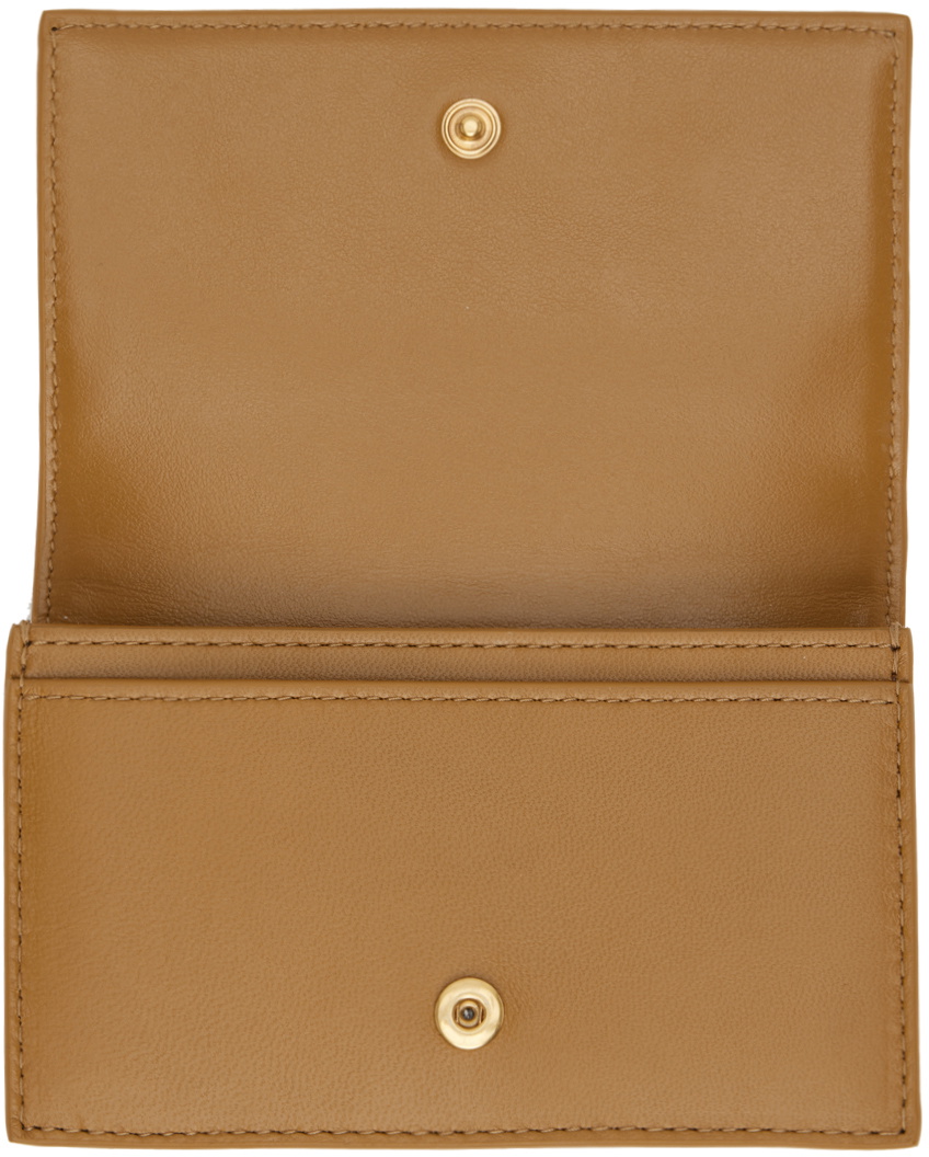 Bottega Brown Business Card Holder Bottega