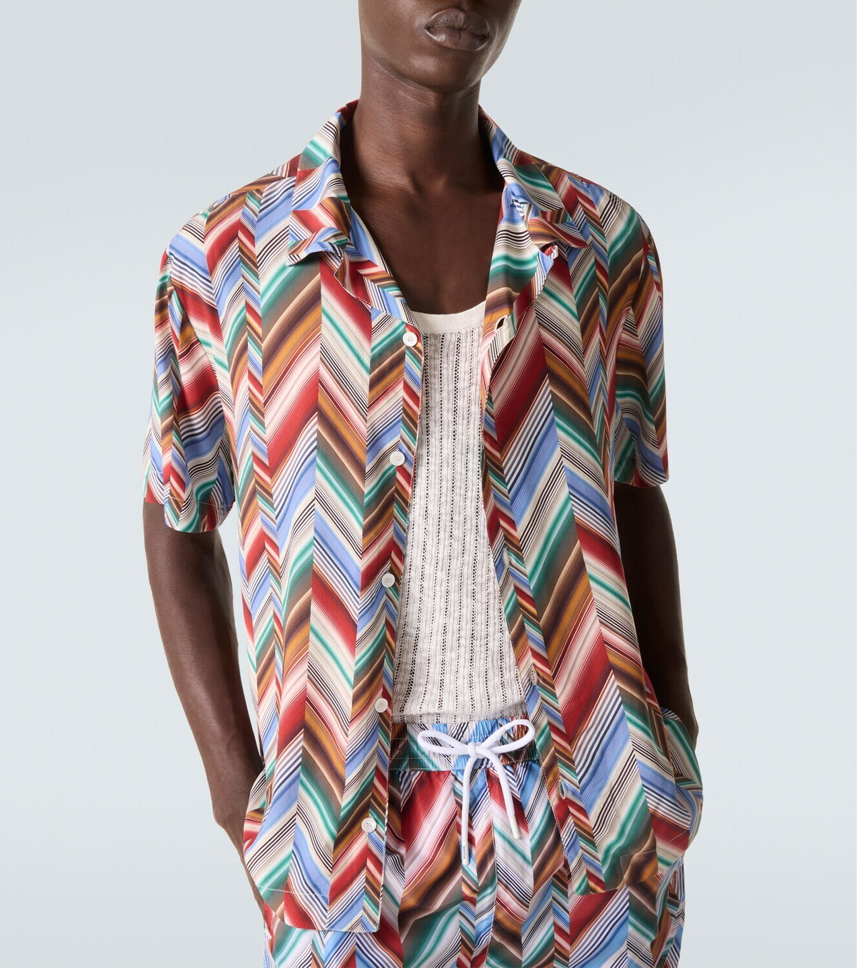 Missoni Zigzag bowling shirt