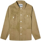 Café Mountain Men's Hand Dyed Store Jacket in Leafy Hand Dye