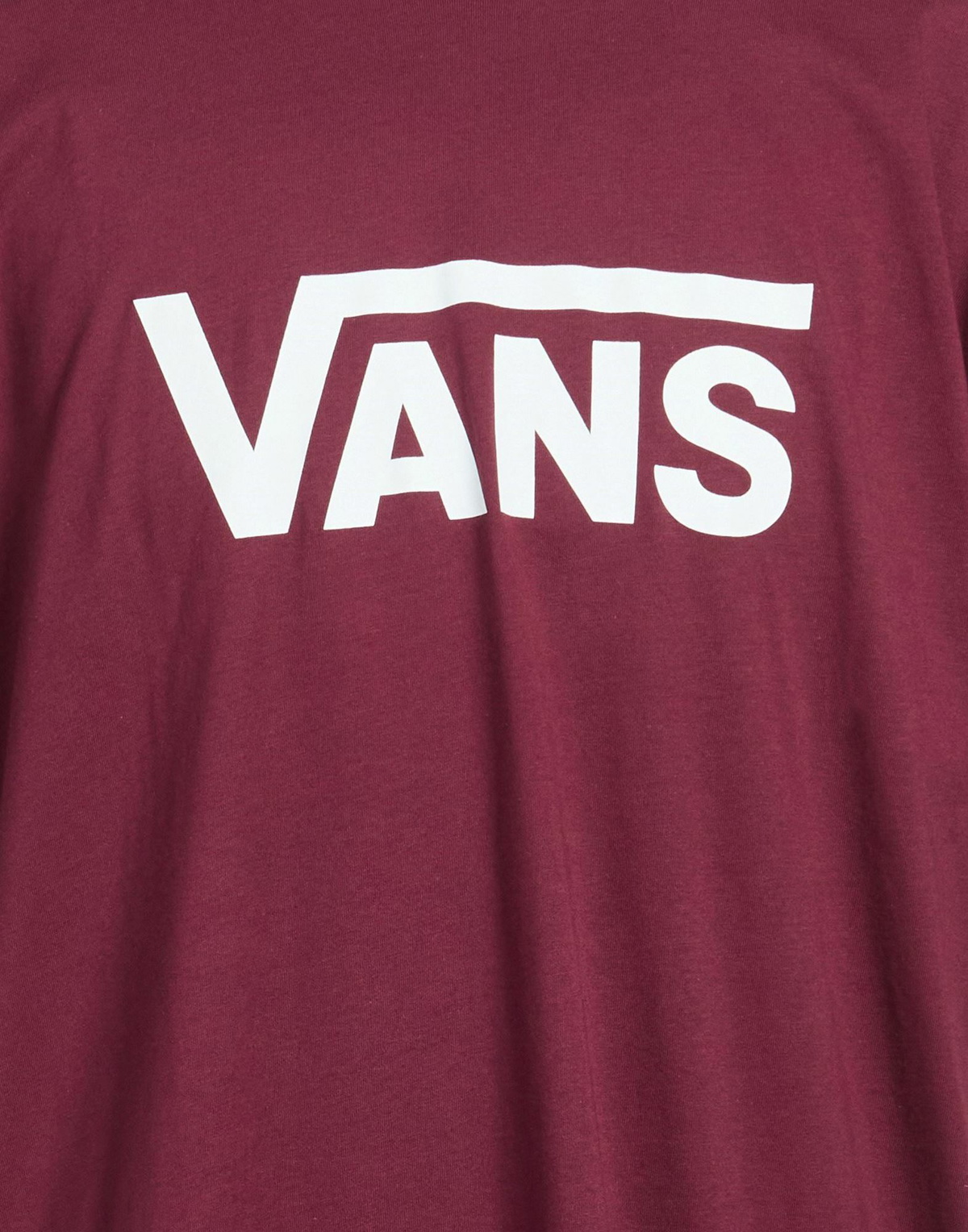 Vans Mens T-shirt Burgundy