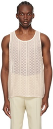 Saturdays NYC Off-White Gabriel Tank Top