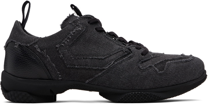 Photo: Kiko Kostadinov Black Ostro Canvas Sneakers