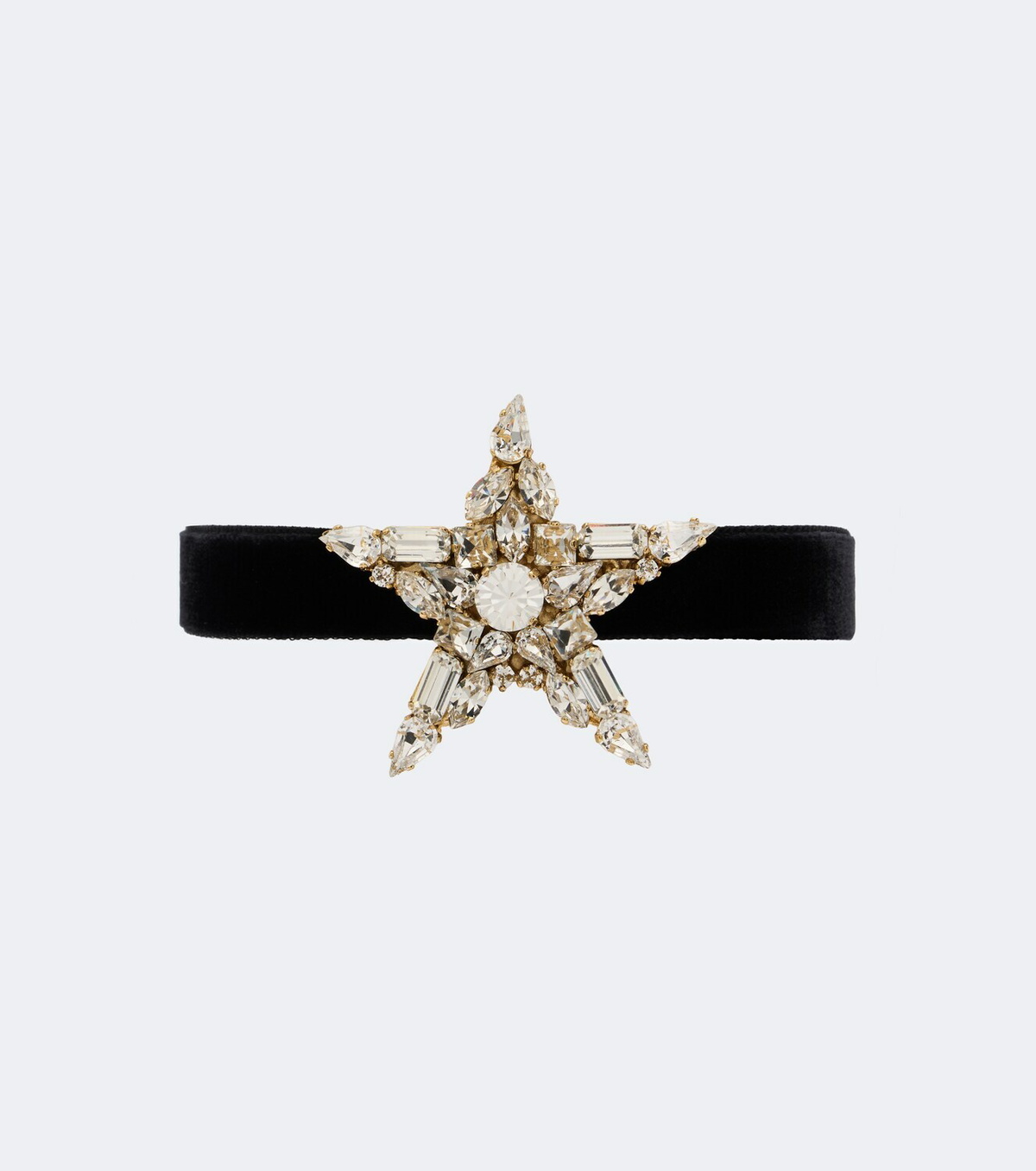 Dolce&Gabbana Star embellished velvet choker