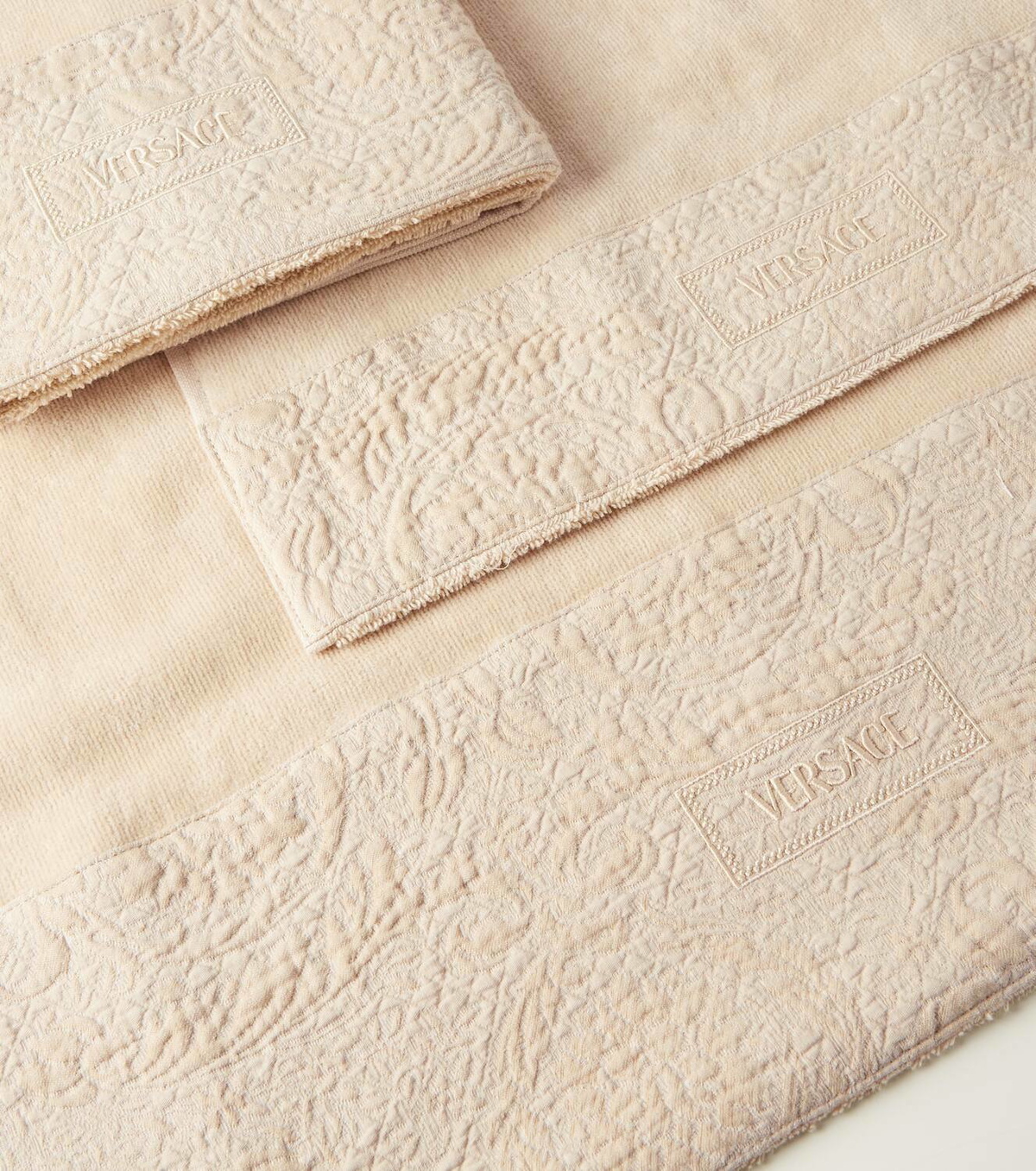 Versace Home Barocco set of 5 cotton terry towels