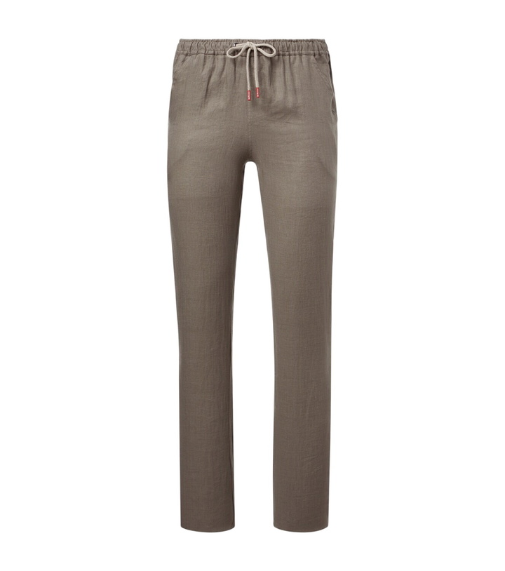 Photo: Kiton Linen slim pants