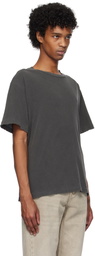 John Elliott Black Folsom Cropped T-shirt
