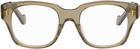 LOEWE Khaki Anagram Glasses