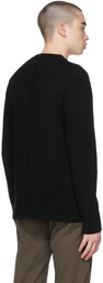 The Row Black Cashmere Siben Sweater