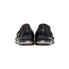 Toga Virilis Black Leather Loafers