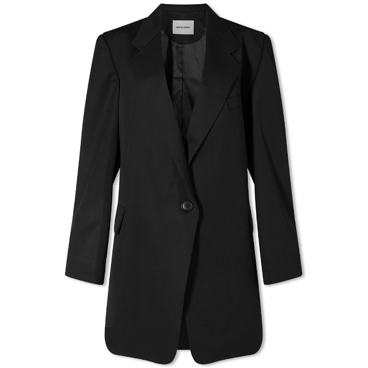 Photo: Low Classic Women's Ovesized Wool Blazer Jacket in Black