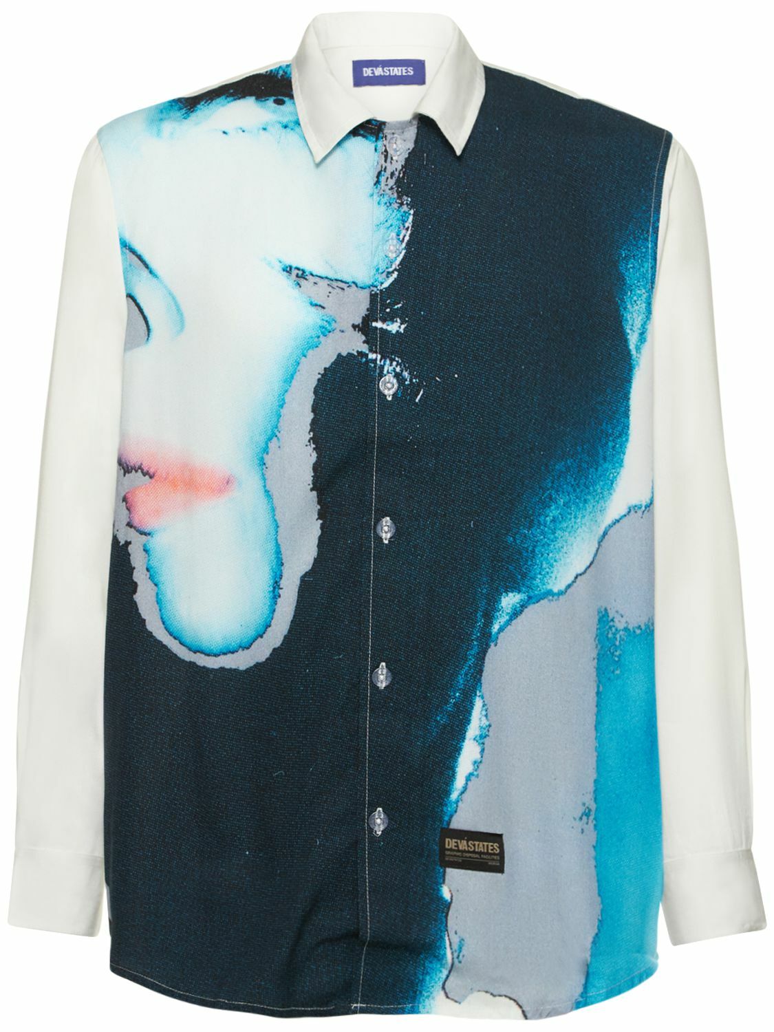 DEVA STATES Obscure Printed Rayon Shirt