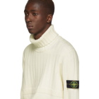 Stone Island Off-White Wool Turtleneck