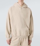 Balenciaga Logo cotton fleece hoodie