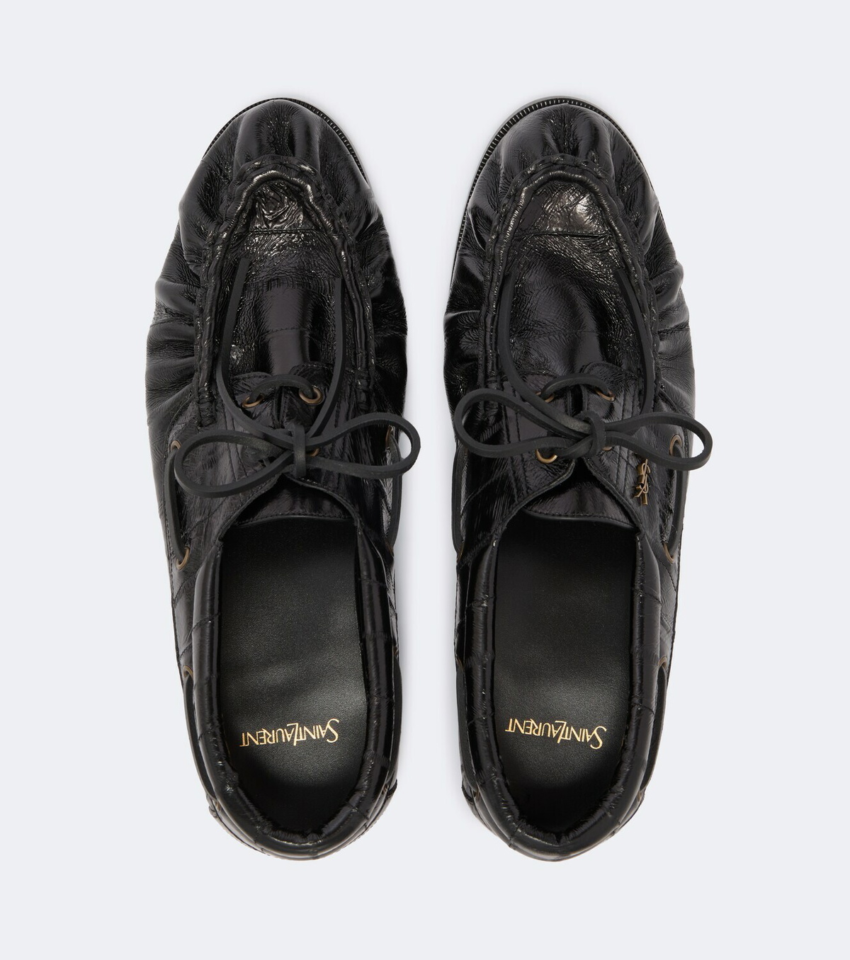 Saint Laurent Le Loafer leather boat shoes