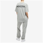 Nike x NOCTA Cardinal Stock T-shirt in Dark Grey Heather/Matte Silver/Black