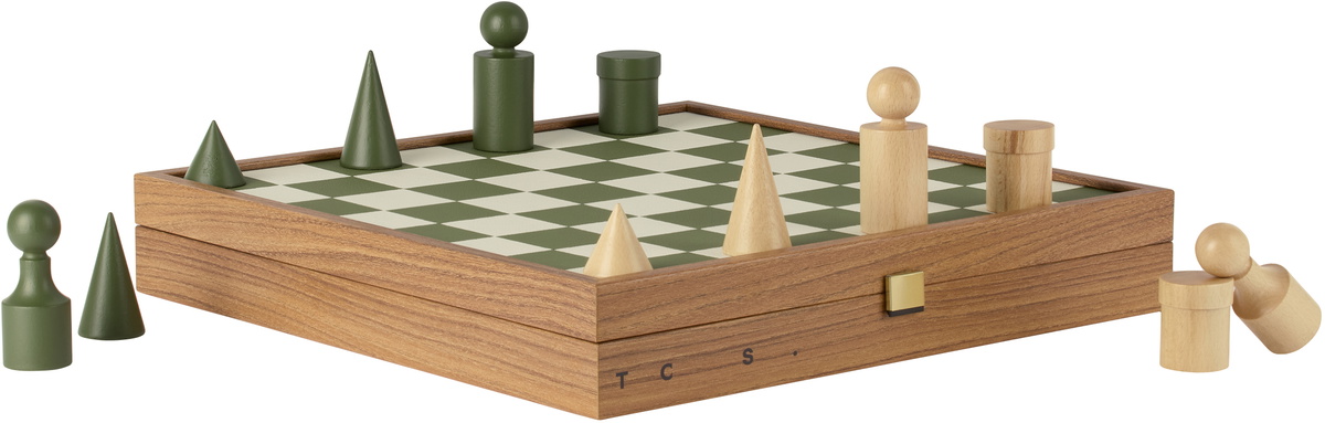 The Conran Shop Green & Off-White Milos Chess Set