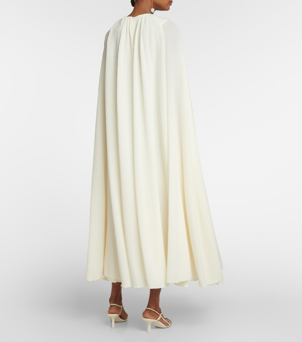 Emilia Wickstead Olivette cape crêpe midi dress