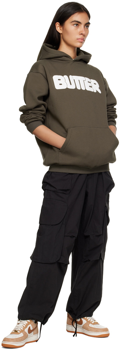 Butter Goods Brown Puff Hoodie