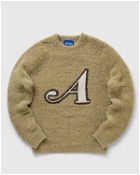 Awake Boucle "A" Sweater Beige - Mens - Sweatshirts