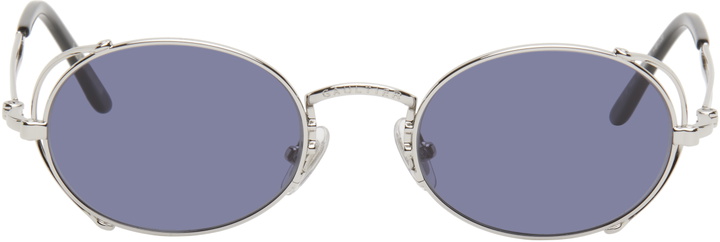 Photo: Jean Paul Gaultier Silver 'The 55-3175' Sunglasses