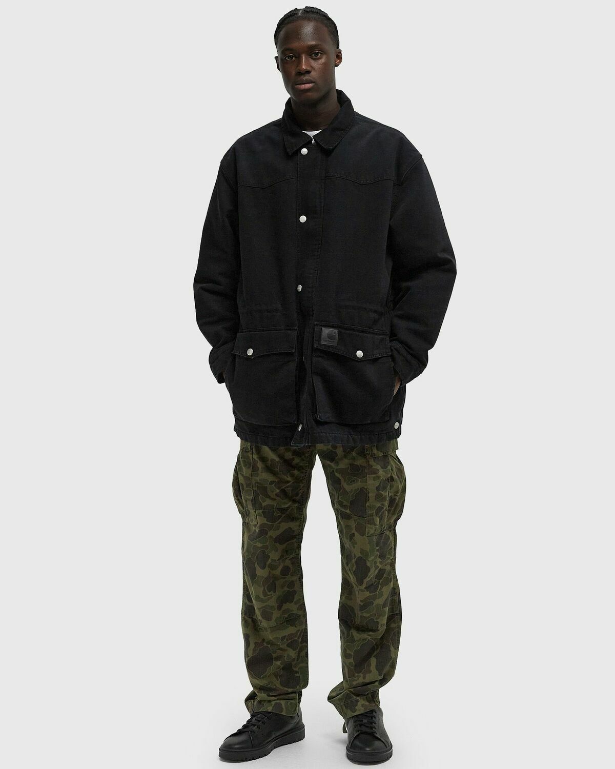 Carhartt WIP OG Santa Fe Coat Black Men Carhartt WIP