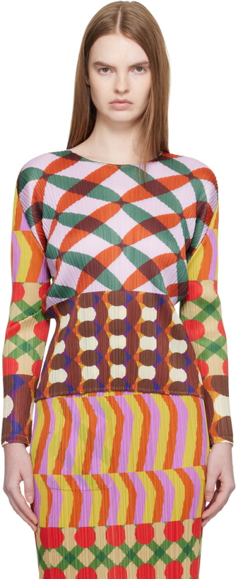 Photo: PLEATS PLEASE ISSEY MIYAKE Multicolor Harmony T-shirt
