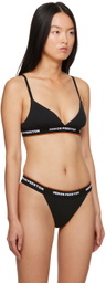 Heron Preston Black V-Neck Bra