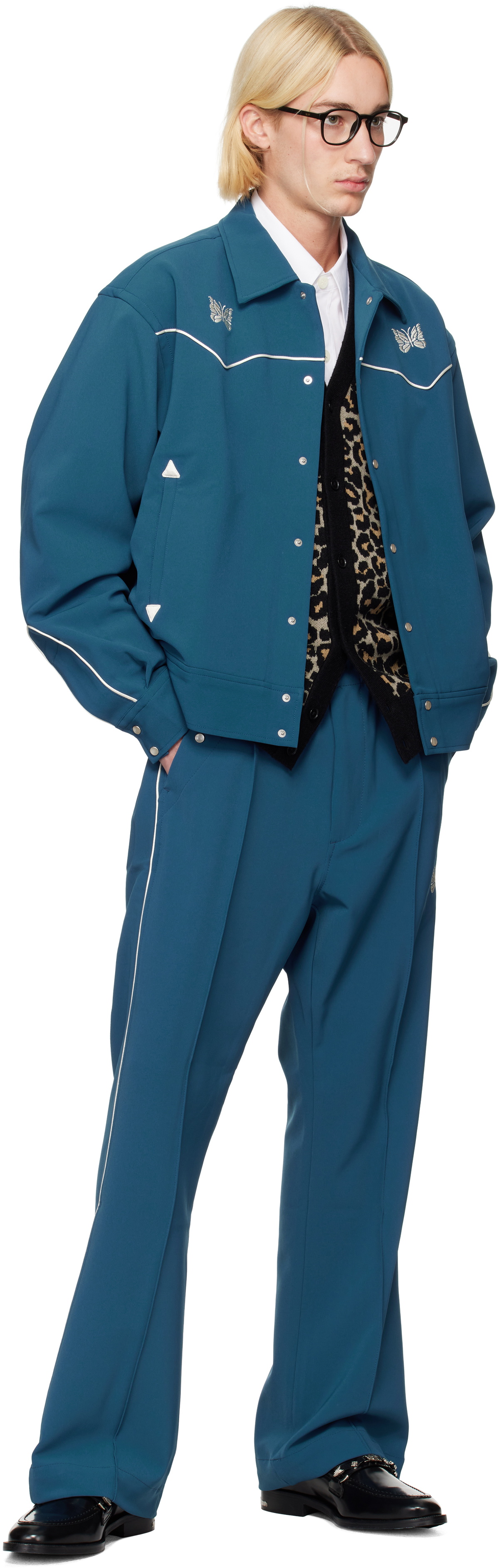 正規品 Needles cowboy jacket blue purple 2025 FALL WINTER COLLECTION〉 [Needles] Piping Cowboy Jacket