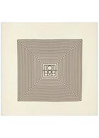 Toteme Logo-print Silk Scarf - Light Brown - One Size