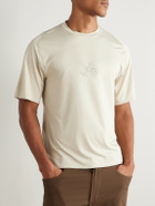 Portal - Lateral Peak Logo-Print Recycled-Jersey T-Shirt - Neutrals
