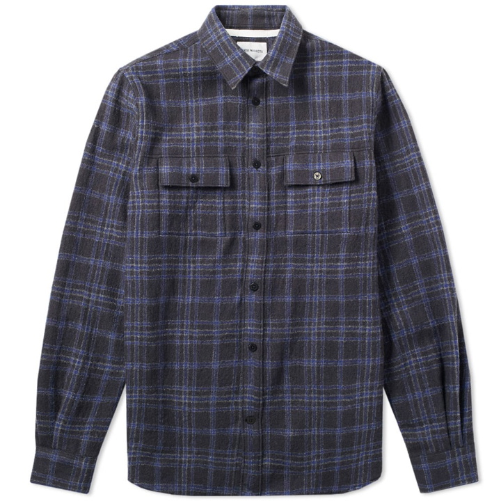 Photo: Norse Projects Villads Heavy Brushed Check Shirt
