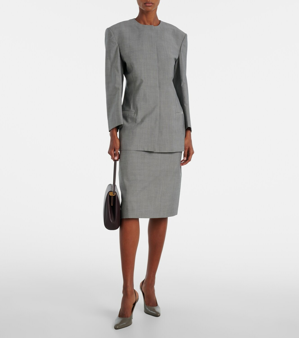 Calvin Klein Collection Suki leather pumps