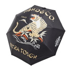 Neighborhood Men's Tiger Print Umbrella in Black 