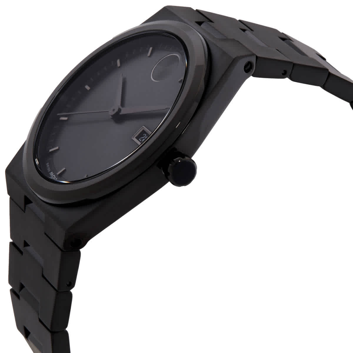 Movado BOLD Quest Quartz Black Dial Mens Watch 3601224